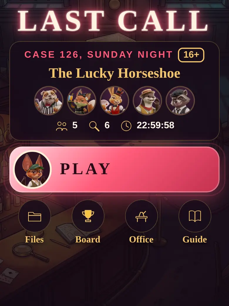The door on an iPhone: tonight's case and its suspects, PLAY, and four round buttons